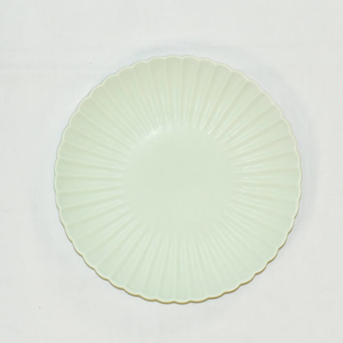 Lotus tallerken i mintfarvede keramik