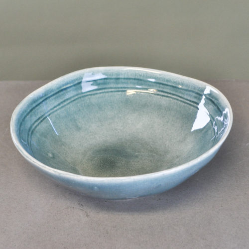 skål keramik petroleumsfarve