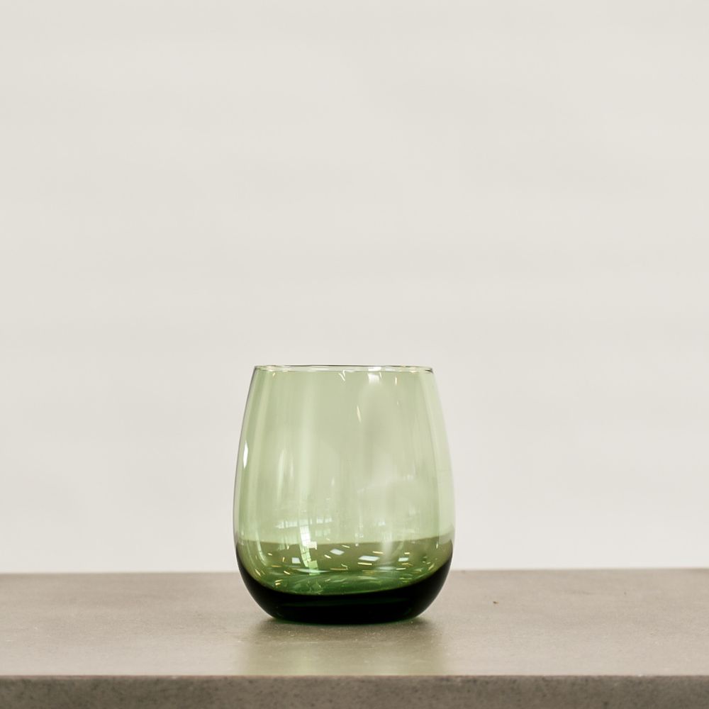 grønt vandglas