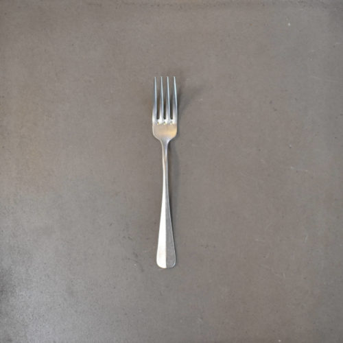 Forretsgaffel sølvfarvet stonewashed baguette arthur krupp