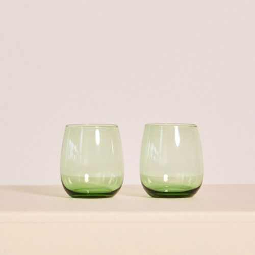 grønt vandglas
