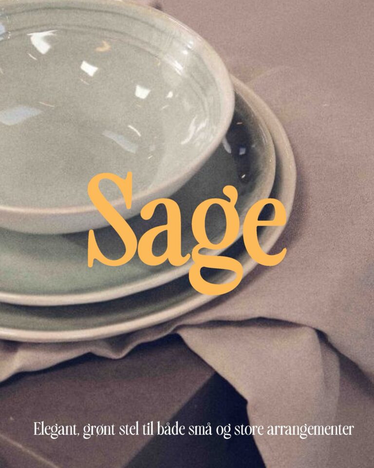 Vores SAGE stel giver et roligt og naturligt udtryk til bordet med sine dæmpede grønne nuancer og enkle formsprog. Det er et stel, der skaber en afslappet, men stadig gennemført stemning. 🌿

Farven gør det nemt at style bordet med alt fra hvide blomster til mere varme og jordnære toner, og det fungerer i mange forskellige setups. Et stel der føles roligt, moderne og bare spiller på bordet.

Varianter:
	•	Middagstallerken
	•	Forretstallerken
	•	Desserttallerken
	•	Skål
	•	Sidetallerken

<><><><><><><><>
#tablesetting #borddækning #serviceudlejning